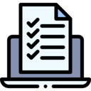 file,pencil,document,paper,laptop,files and folders,check list,evaluate,evaluation